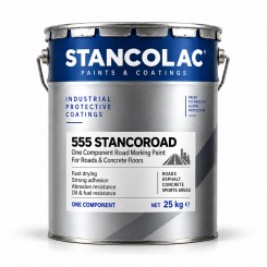 Фарба для дорожньої і спортивної розмітки 555 StancoRoad, в заводській тарі 25 кг