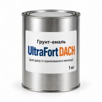 Ґрунт-емаль для оцинкованих металевих дахів UltraFort DACH, на розлив від 1 кг