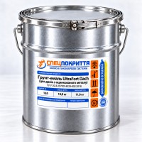 Ґрунт-емаль для оцинкованих металевих дахів UltraFort DACH, 10 кг