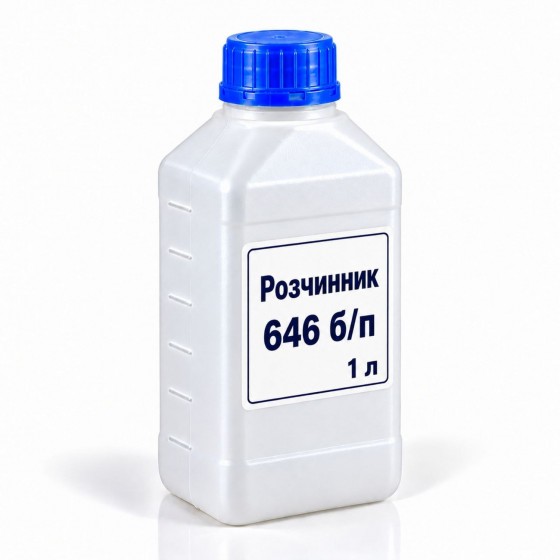 Розчинник 646 безпрекурсорний, на розлив від 1 л Розчинник 646 безпрекурсорний, на розлив від 1 л