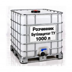 Розчинник Бутілацетат ТУ, єврокуб 1000 л