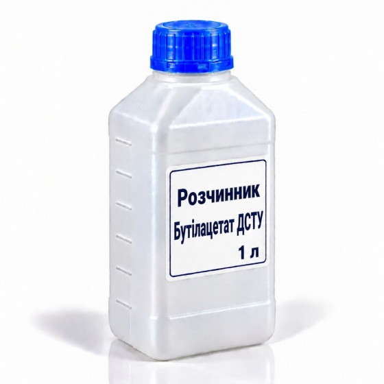 Розчинник Бутілацетат ДСТУ, на розлив від 1 л